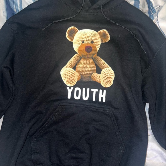 Fashion Nova Teddy Hoodie - Picture 3 of 4